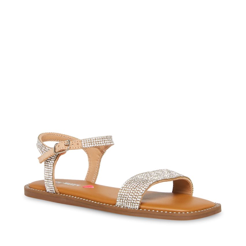 Sandalias Planas Steve Madden Jnishar Niños Plateadas | ES RSS890